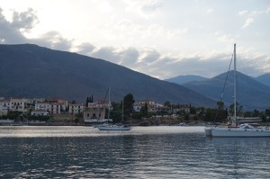 The shore of Galixidi.