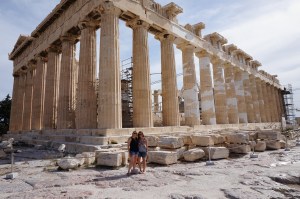 Little do you know, that all hell is breaking loose around the Acropolis.