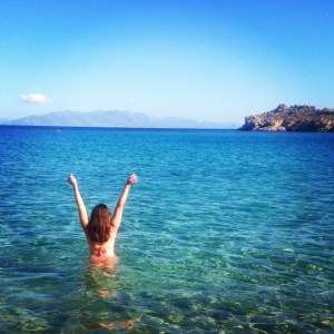 Celebrating the fact that the pictures were right.