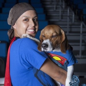 Meet Gabriella, and her dog, Burrito.